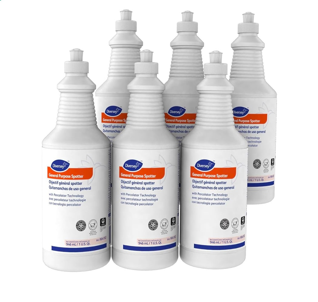 Diversey®
Carpet Spotter 32 FLOZ General With Percolator Technology 6/Case.